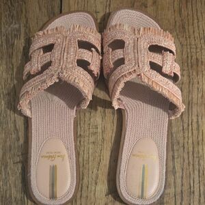 Sam Edelman Blush Woven Sandals